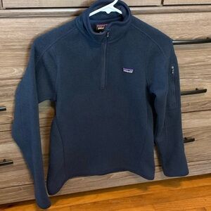 Patagonia Better Sweater 1/4-Zip Pullover XS Navy